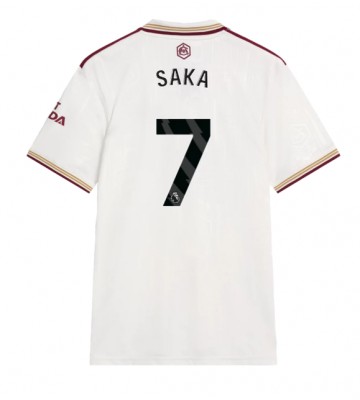 Arsenal Bukayo Saka #7 Tredjetrøje 2025-26 Kortærmet